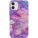 Tie Dying Over You | Purple Marble iPhone Case