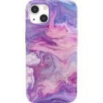 Tie Dying Over You | Purple Marble iPhone Case
