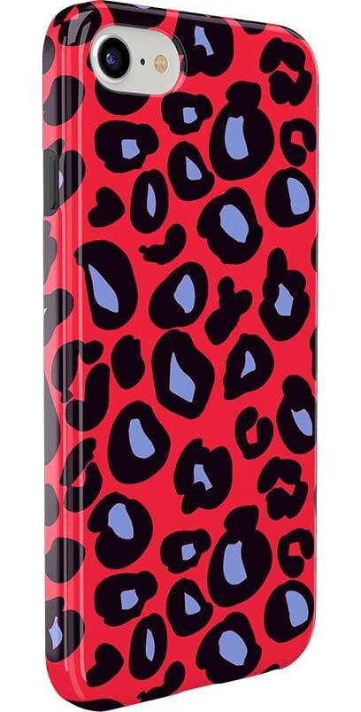 Into the Wild | Red & Blue Leopard Print Case