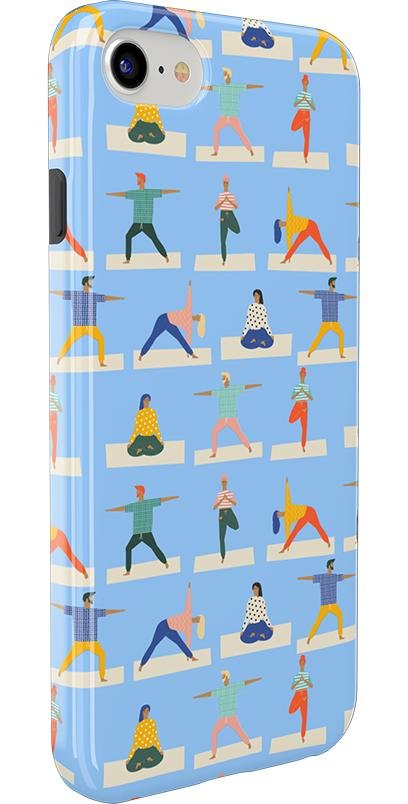 Go with the Flow | Light Blue Yoga Case