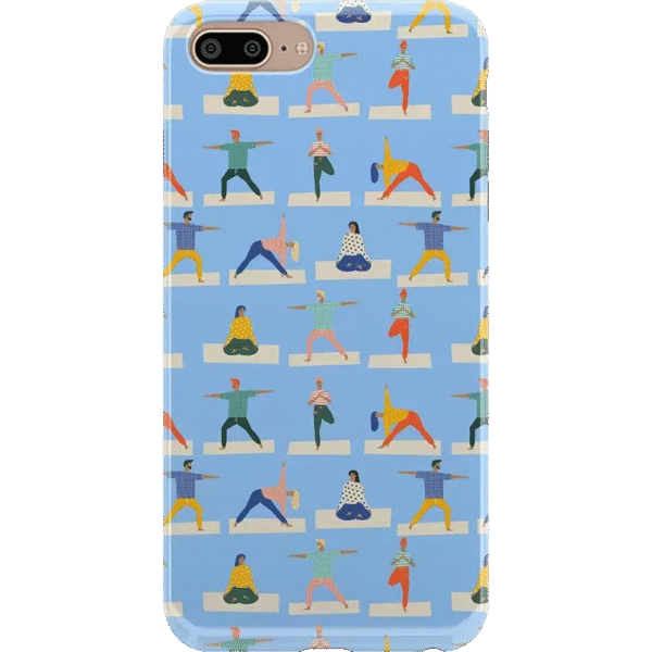 Go with the Flow | Light Blue Yoga Case