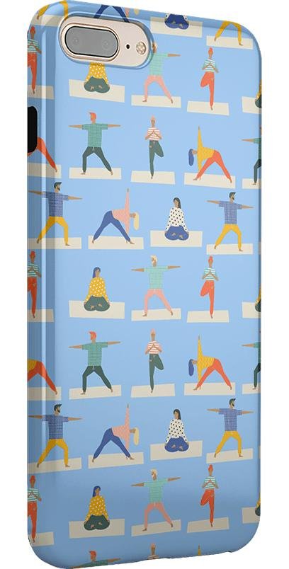 Go with the Flow | Light Blue Yoga Case