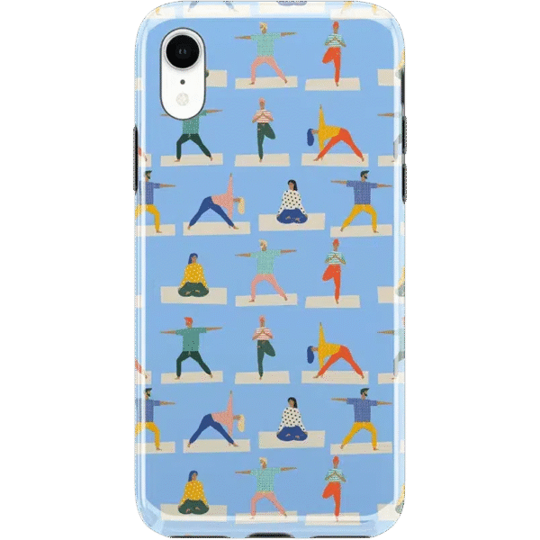 Go with the Flow | Light Blue Yoga Case