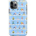 Go with the Flow | Light Blue Yoga Case