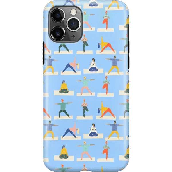 Go with the Flow | Light Blue Yoga Case