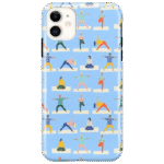 Go with the Flow | Light Blue Yoga Case