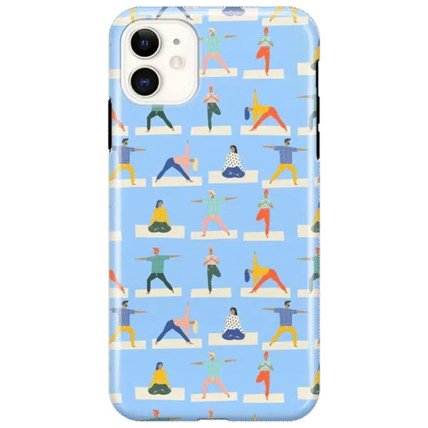 Go with the Flow | Light Blue Yoga Case