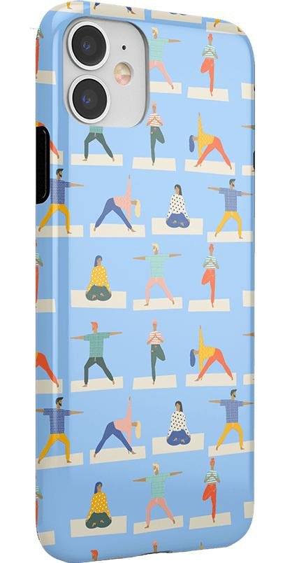 Go with the Flow | Light Blue Yoga Case