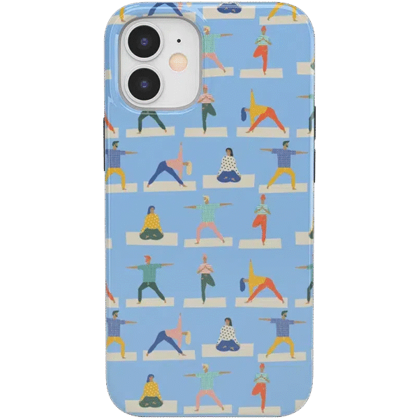 Go with the Flow | Light Blue Yoga Case