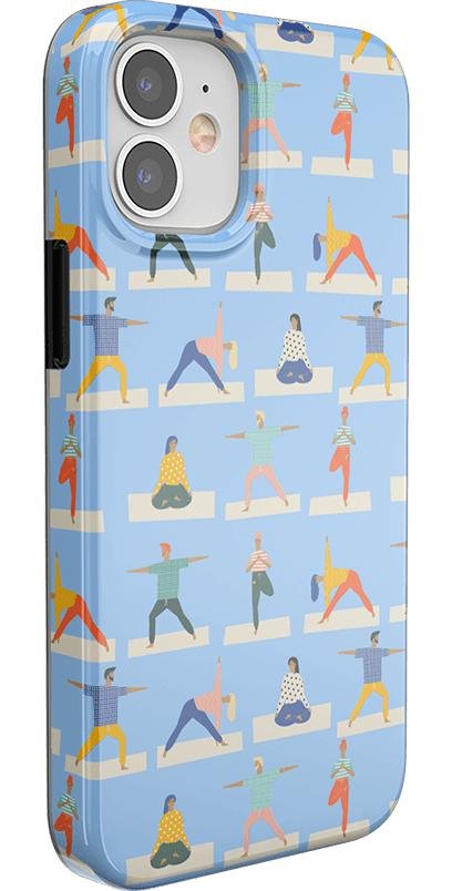 Go with the Flow | Light Blue Yoga Case