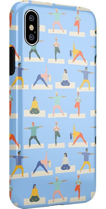 Go with the Flow | Light Blue Yoga Case