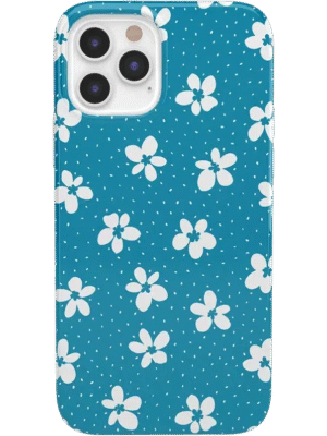 Flower My World | Ocean Blue Floral Case