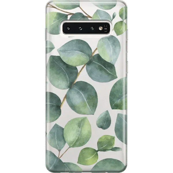 Leaf Me Alone | Green Floral Print Samsung Case