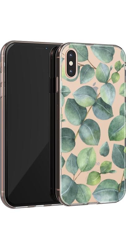 Leaf Me Alone | Green Floral Print Case