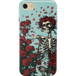 Forever Grateful | Grateful Dead Skeleton Floral Case