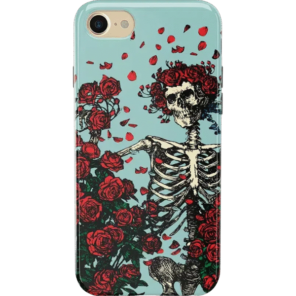 Forever Grateful | Grateful Dead Skeleton Floral Case