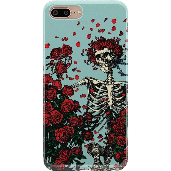 Forever Grateful | Grateful Dead Skeleton Floral Case