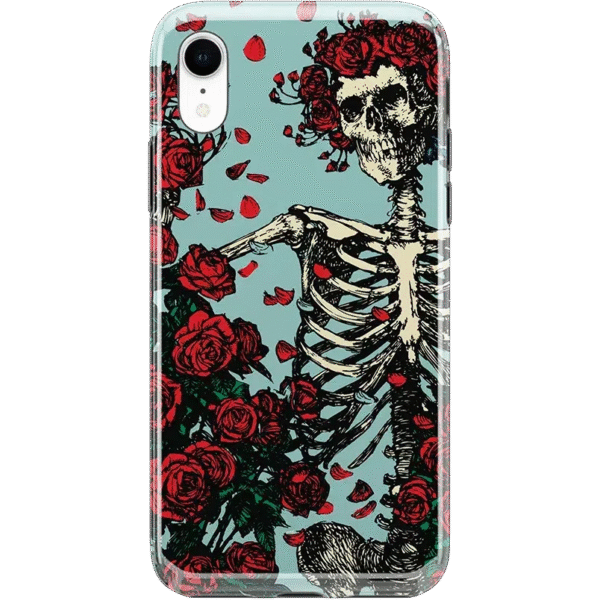 Forever Grateful | Grateful Dead Skeleton Floral Case