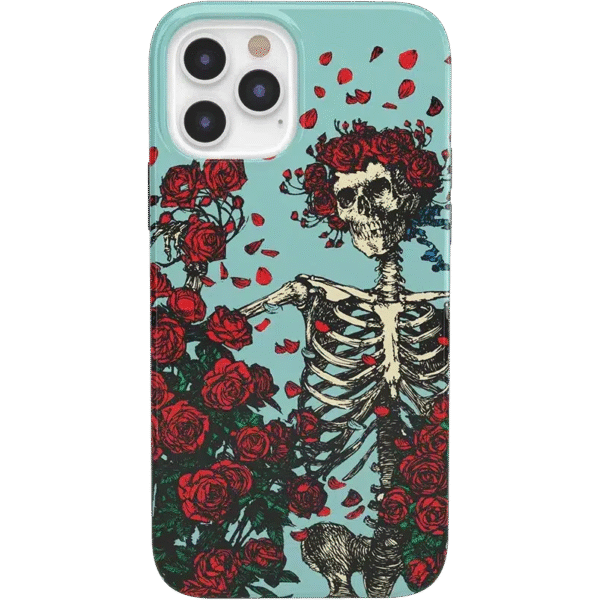 Forever Grateful | Grateful Dead Skeleton Floral Case