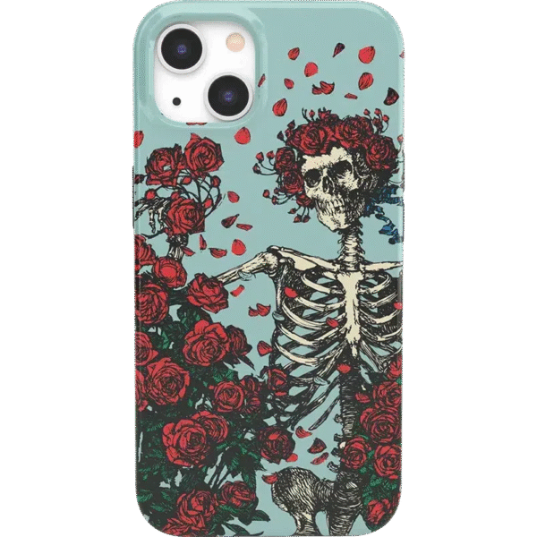 Forever Grateful | Grateful Dead Skeleton Floral Case