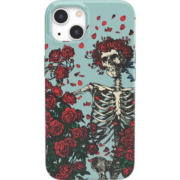 Forever Grateful | Grateful Dead Skeleton Floral Case