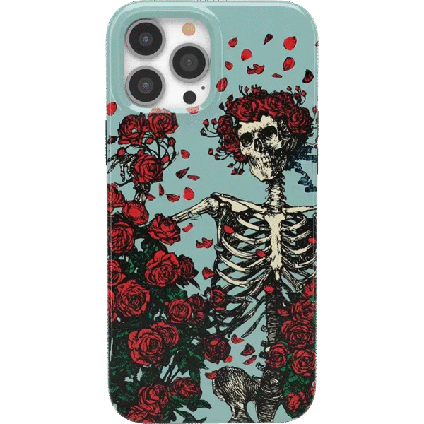 Forever Grateful | Grateful Dead Skeleton Floral Case