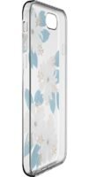 Forget Me Not | Blue and Gold Clear Floral Case