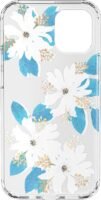 Forget Me Not | Blue and Gold Clear Floral Case