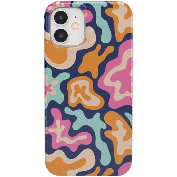 Midnight Color Splash | Abstract Retro Case