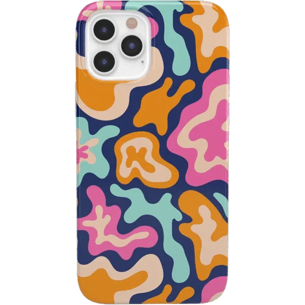 Midnight Color Splash | Abstract Retro Case