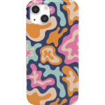 Midnight Color Splash | Abstract Retro Case