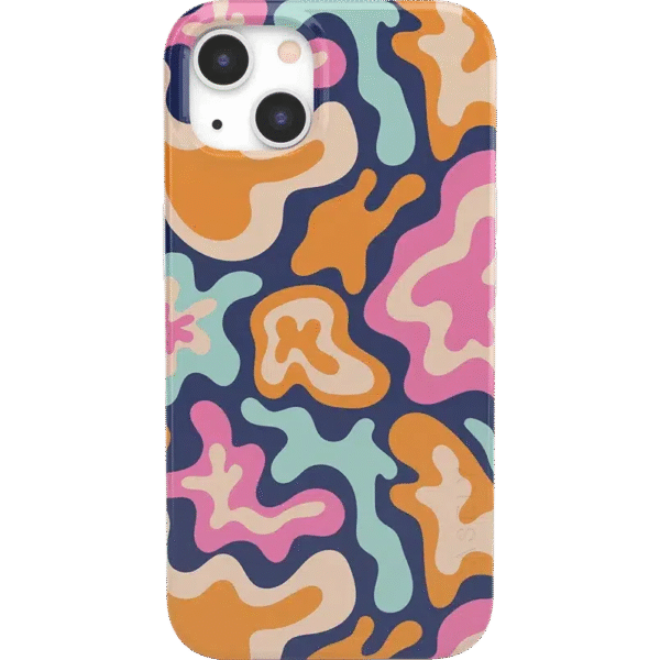 Midnight Color Splash | Abstract Retro Case