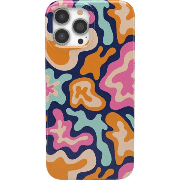 Midnight Color Splash | Abstract Retro Case