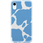 Current MOOd | Light Blue Cow Print Case