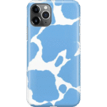 Current MOOd | Light Blue Cow Print Case