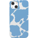 Current MOOd | Light Blue Cow Print Case