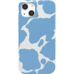 Current MOOd | Light Blue Cow Print Case