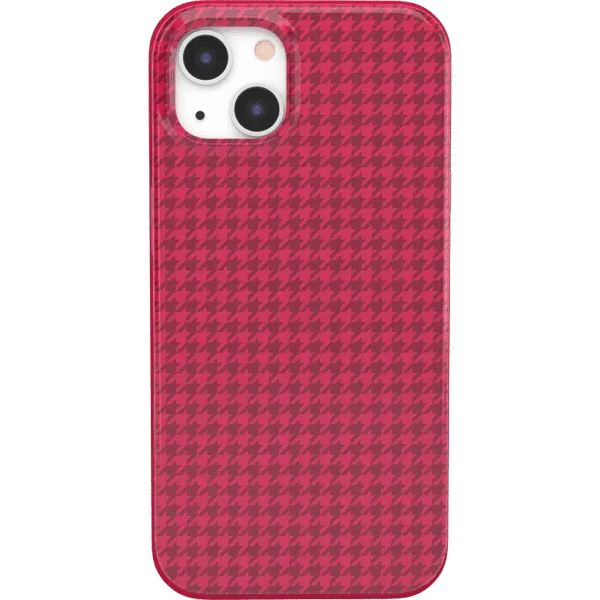Best Dressed | Red Houndstooth Case