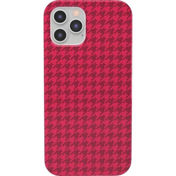 Best Dressed | Red Houndstooth Case