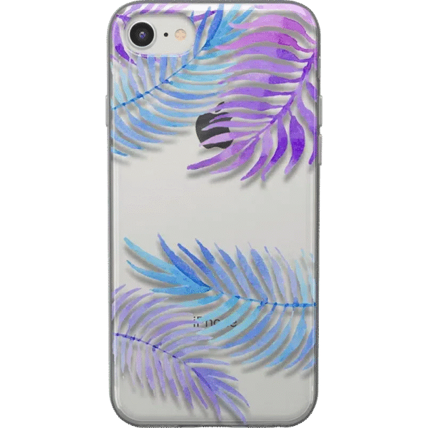 Tropical Blues | Palm Leaves Floral case