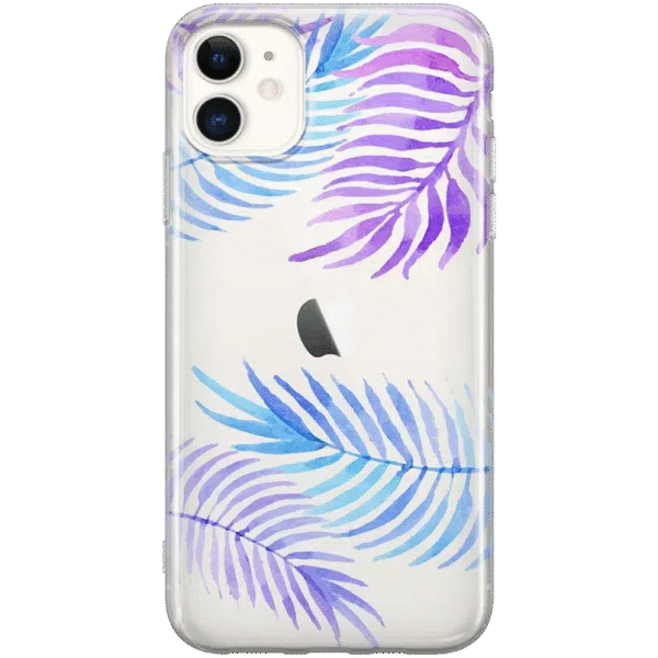Tropical Blues | Palm Leaves Floral case