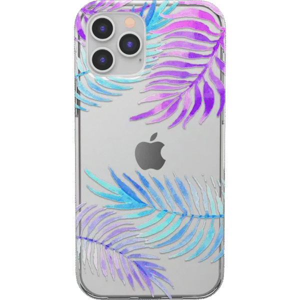Tropical Blues | Palm Leaves Floral case