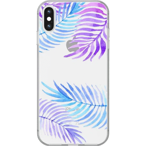 Tropical Blues | Palm Leaves Floral case