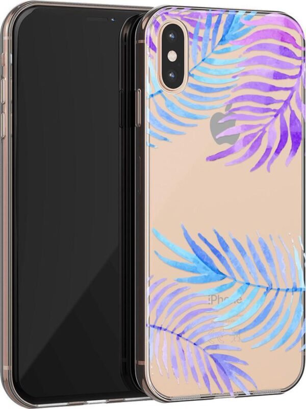 Tropical Blues | Palm Leaves Floral case