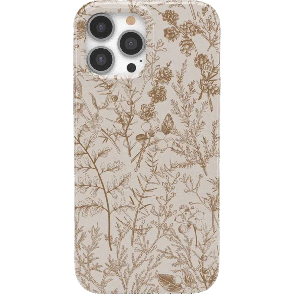 Beige Garden | Neutral Floral Case