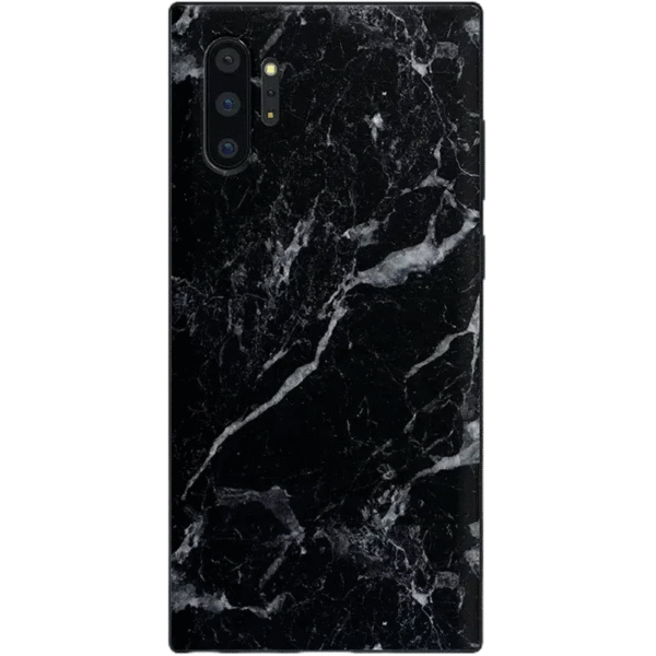 Black Pearl | Classic Black Marble Samsung Case