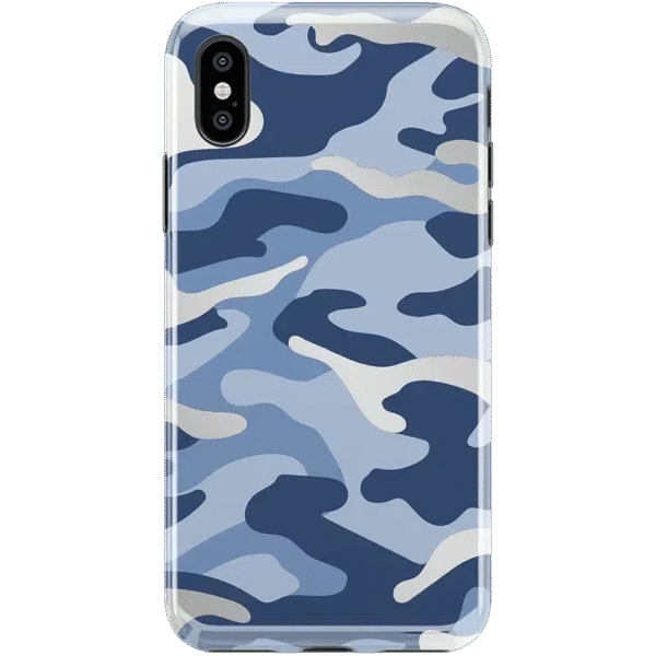 In Formation | Metallic Blue Camo Case