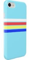 Totally Groovy | Teal Rainbow Stripes Color Block Case