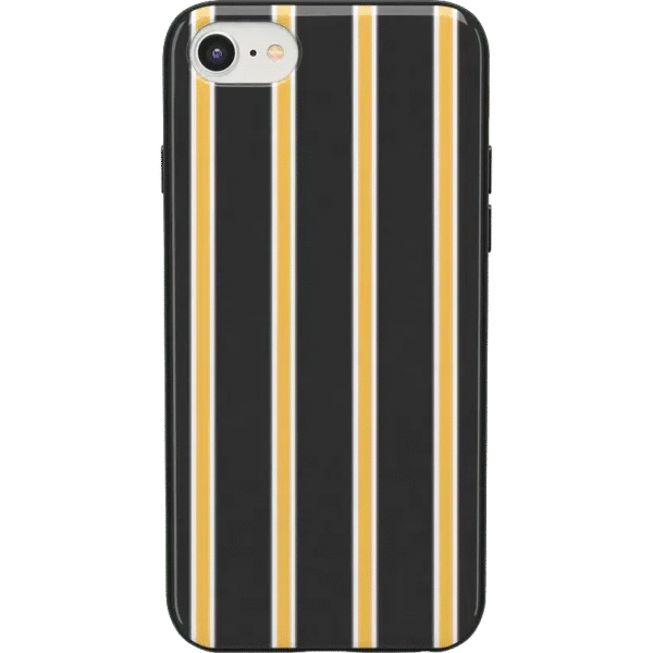 Fine Lines | Mustard Yellow Pinstripe iPhone Case