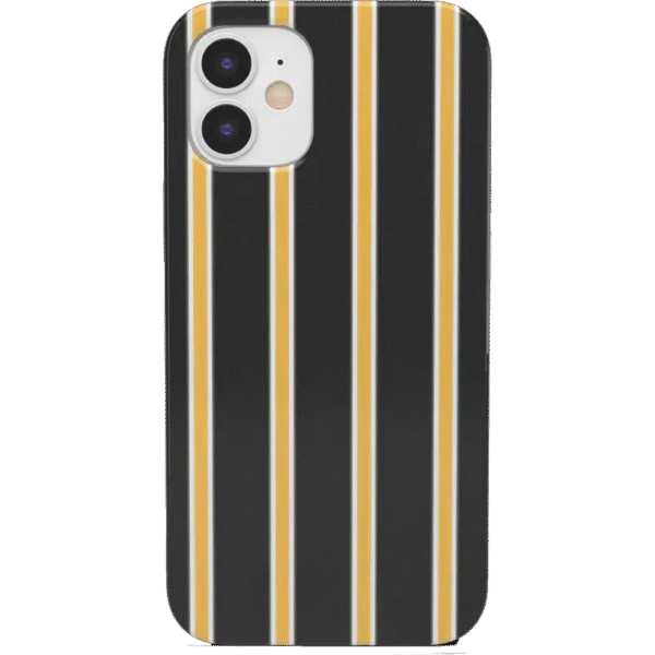 Fine Lines | Mustard Yellow Pinstripe iPhone Case